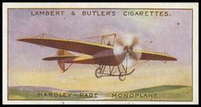 6 Handley Page Mono plane
